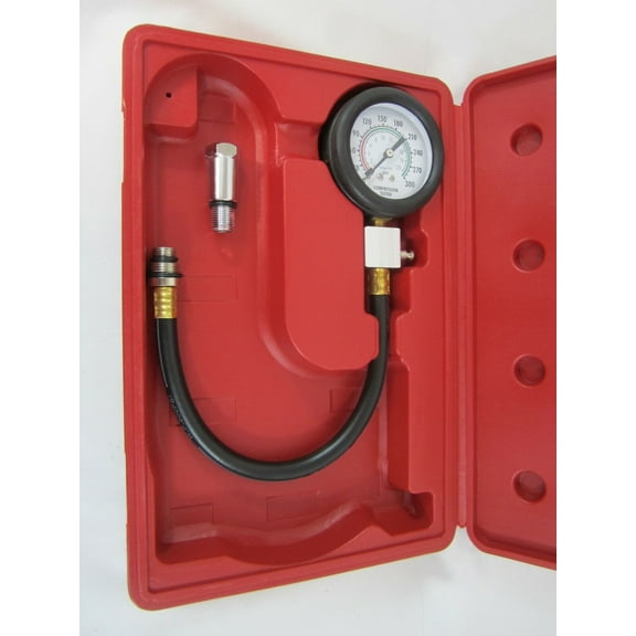Flex Drive Compression Tester Works on Boats and Motorcycles Engines with Case - Code Auto Tool and Restoration Supply