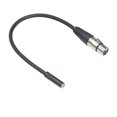 thumbnail image 1 of Conector de 3,5 mm a XLR Cable hembra a hembra Cable de audio profesional Micrófonos Altavoces Consolas de sonido Amplificador Eigraketly EL0604-02, 1 of 2