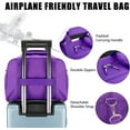 thumbnail image 6 of 14 inch Small Gym Bag, Mini Duffel Bag for Women & Men, Carry On Lightweight for Travel  - Purple, 6 of 7