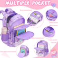 thumbnail image 4 of Mochila Jumpopack Unicorn para niñas en edad escolar con lonchera 3+Y, 4 of 6