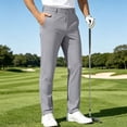 thumbnail image 5 of Akiihool Mens Work Pants Relaxed Men's Elastic Waist Pant Stretchy Pant Breathable Light Gray,36, 5 of 5