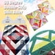 thumbnail image 2 of SAYOO , regla de edredón de doble tira de 90 grados, plantilla de guía de corte triangular cuadrada antideslizante creativa para costura SAYOO  casual, 2 of 5