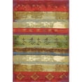 thumbnail image 1 of Unique Loom Outdoor Modern Fleur de Lis Rug 5' 3 x 8' Rectangle Multi/Ivory, 1 of 1
