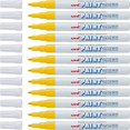 thumbnail image 4 of Sanford Brands SAN63705DZ Oil-Base Fine Line Uni Paint Markers, Yellow, 4 of 4
