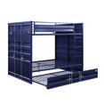 thumbnail image 2 of ACME Cargo Full/Full Bunk Bed in Blue, 2 of 6