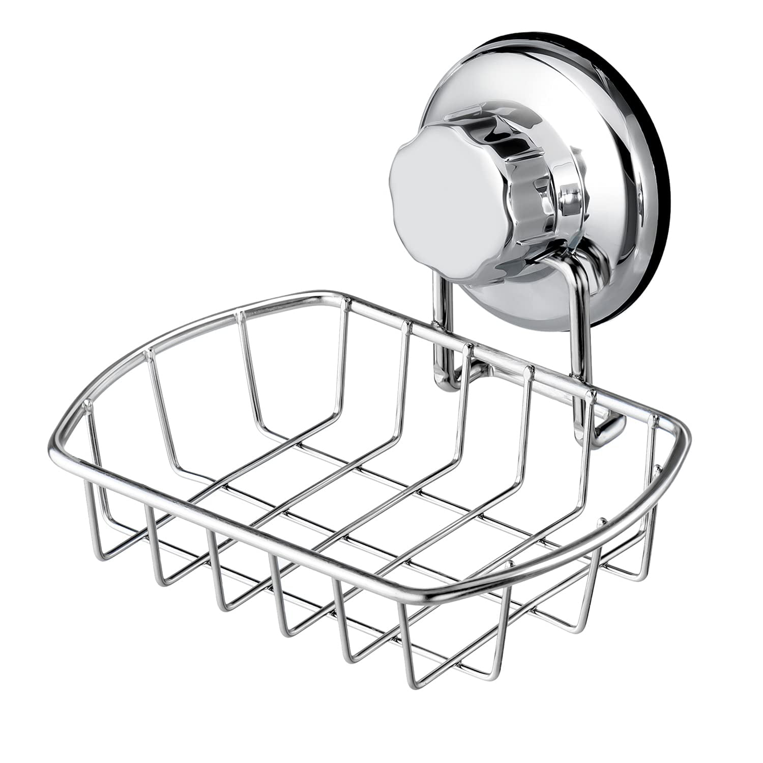 Rebrilliant Soap Dish for Shower with Suction Cup, Shower Soap Holder,  Stainless Steel Bar Soap Holder, Soap Holder for Shower Wall, Soap Dishes  for Bathroom, Soap Bar Holder Adhesive No Drilling