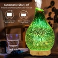 thumbnail image 3 of iMeshbean 3D Glass Essential Oil Diffuser Firework Colorful LED Aromatherapy Humidifier, 3 of 11