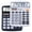 Black/Silver, variant on CATIGA CD-2786 12-Digit Home and Office Calculator, Dual Power (Black), CD-2786B