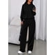 thumbnail image 5 of Conjunto deportivo de mujer PRETTYGARDEN de 2 piezas con sudadera con capucha y pantalón de pierna ancha talla M, 5 of 8