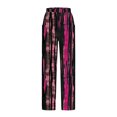 thumbnail image 5 of Jjayotai Women's Wide Leg Boho Pants, Smock High Waist Yoga Palazzo Trousers, Summer Beach Pants Hot Pink M, 5 of 5