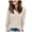 E-Beige, variant on V Neck Long Sleeve Shirts for Women Casual Fall Tops Lightweight Tunic Sweaters Fashion Clothes 2025 Black, M