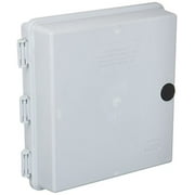 9"x9"x3" OUTDOOR CABLETEK ENCLOSURE PLASTIC GRAY CASE UTILITY CABLE BOX CTE-S