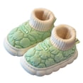 thumbnail image 3 of Vedolay Slippers for Kids Soft House Slippers Warm Cozy Anti-Slip Boys Girls Indoor Winter Shoes Green,32, 3 of 5