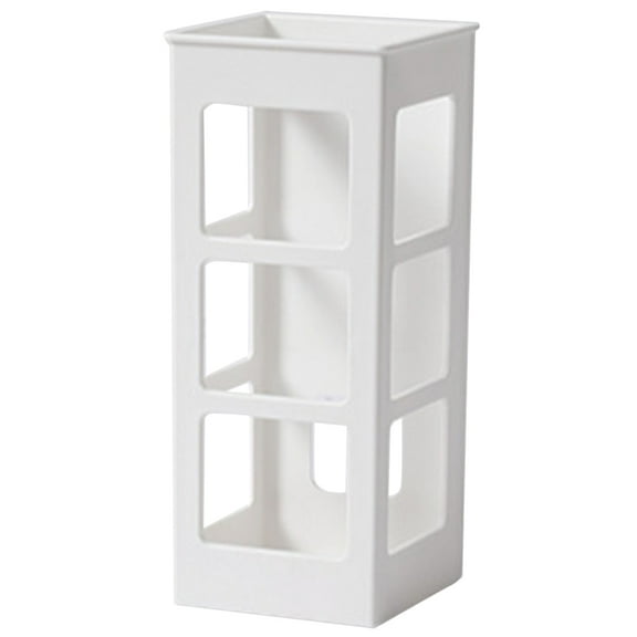 Raindrops Hair Tool Organizer Wall Mount White Plastic Holder for Home, Salons, Spas, and Bathroom Storage