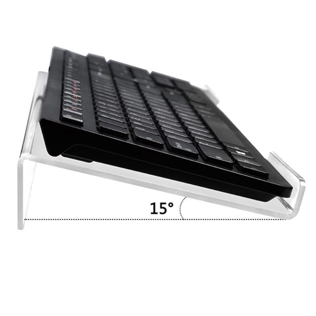 Cqxid Office&Craft&Stationery Under $10 Bracket Acrylic Tilt Computer Keyboard Bracket Advanced Keyboard & Stationery