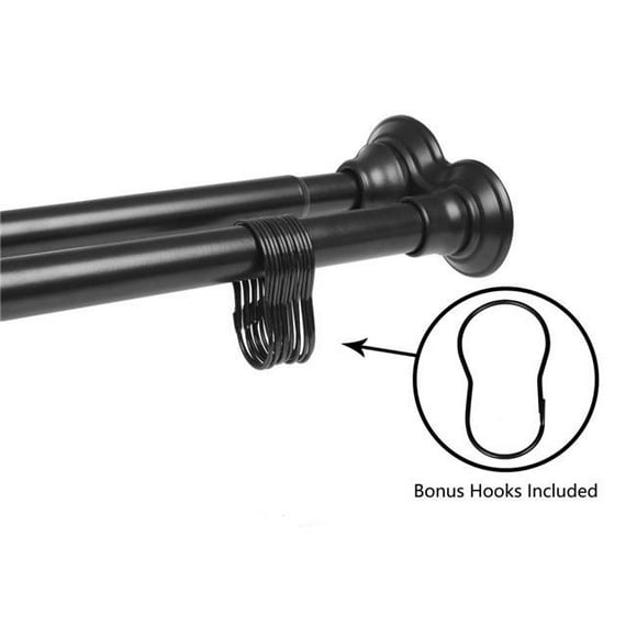 Double Tension Shower Curtain Rod