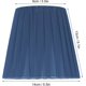 thumbnail image 4 of KAIYANG Paquete de 6 pantallas de tela pequeñas para lámparas de araña, pantallas para mesita de noche, color azul claro, 4 of 4