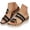 Black, variant on Orthopedic Wedge Sandals for Women Open Toes Platform Casual Outdoor Walking Shoes Ladies Beach Slip on Slides Brown 6.5