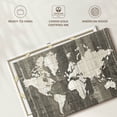 thumbnail image 6 of Elephant Stock Old World Map Neutral Wall Art - Horizontal Canvas Wall Art - Home Office Wall Decor - Map Canvas - Gray And Beige Decor By Wild Apple Portfolio - 12" x 8", 6 of 8
