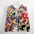 thumbnail image 4 of The Powerpuff Girls Zip Up Hoodies Unisex Realistic 3D Print Sweatshirt Long Sleeve Hooded Jacket Coat 4XL, 4 of 8