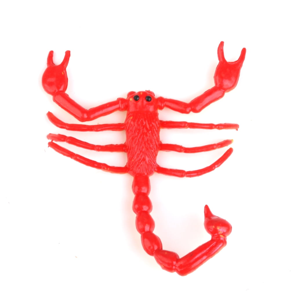 Lot 24x Plastic Animal Insect Figure Kid Toy Model Spider Centipede Ladybug 