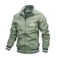 thumbnail image 7 of 2024   LONSDALE Logo Aviator Stand Collar Jacket Men‘s Casual Slim Baseball Jacket Latest Spring Fashion High Quality Jacket, 7 of 7