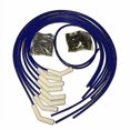thumbnail image 2 of Taylor Cable 85653 ThunderVolt 8.2 White Ceramic Boot Universal Wire Set 135? Blue, 2 of 3