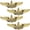 Gold, variant on 4Pcs Metal Aviator Shape Pins Eagle Wings Lapel Pins Funny Chest Badges for Backpack Bag Suit Costume Decor Aviation Party Favor