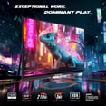 thumbnail image 5 of Sceptre New 32-inch 2K QHD Prime Gaming Monitor 2560 x 1440 up to 210Hz sRGB 115% 1ms DisplayPort HDMI Type-C Build-in Speakers, Machine Black 2026 ((E325B-QW200D series), 5 of 5