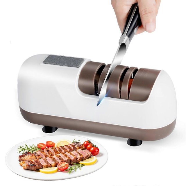 Electric Knife Sharpener, Cordless 2Stage Sharpening Diamond