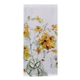 thumbnail image 3 of Set of 2 SWEET HOME Grey & Yellow Floral Terry Kitchen Towels by Kay Dee Designs, 3 of 3