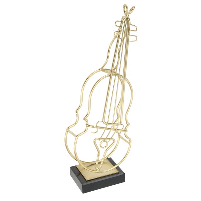 Modèle de Violon en Fer Forgé Moderne Élégant Exquis Antidérapant Décorations pour Amateurs de Musique