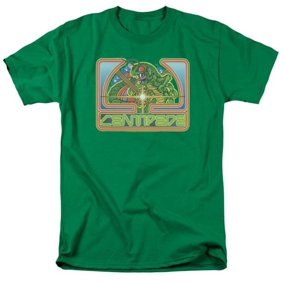 Atari Centipede Green S/S Adult 18/1 T-Shirt Kelly Green