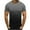 Gray, variant on YABCSAZ Casual Men's T Shirt Gradient Color Round Neck Shirt Tops Soft Muscle Slim Fitted Lightweight breathable Tee Outdoor Daily Gym Workout Athletic Tee Shirts Short Sleeve