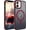 K-Red, variant on iPhone 11 Case[Compatible with Magsafe]Phone Case iPhone 11[Military Grade Drop Protection]W/ Detachable Camera Len Protection Anti-Fingerprint Slim Translucent Matte Case for iPhone 11,6.1"Red
