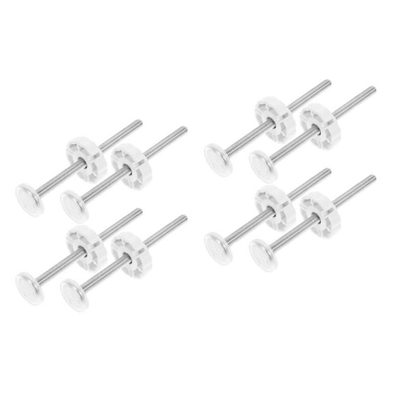 8 Pack Pressure Gates Threaded Spindle Rods, Gates Accessory Screw Bolts Kit