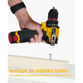thumbnail image 4 of Kit Taladro Inalámbrico Atornillador Sin Escobillas Belug, Naranja, 4 of 4