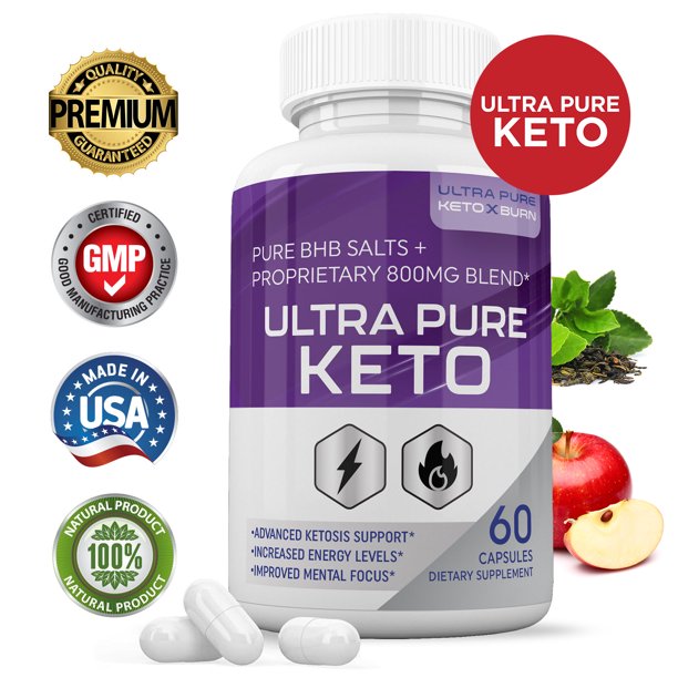 Ultra Pure Keto X Burn Pills Advanced Bhb Boost Ketogenic Supplement Exogenous Ketones For Men Women 60 Capsules 1 Bottle Walmart Com Walmart Com