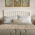 thumbnail image 3 of Pemberly Row Mission Queen Wood Headboard in White, 3 of 6