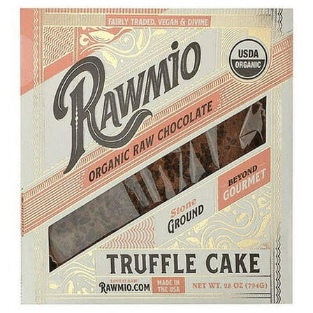 Rawmio Organic Raw Chocolate Truffle Cake - 28 oz Pack of 2