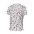 thumbnail image 6 of Wukai Orchids Flowers Print Men's Short-Sleeved Mesh T-Shirt,Quick-Dry Short Sleeve Workout T-Shirt-Medium, 6 of 8