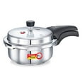 thumbnail image 1 of Prestige 2-Liter Alpha Deluxe Induction Base Stainless Steel Pressure Cooker, Silver, 1 of 5