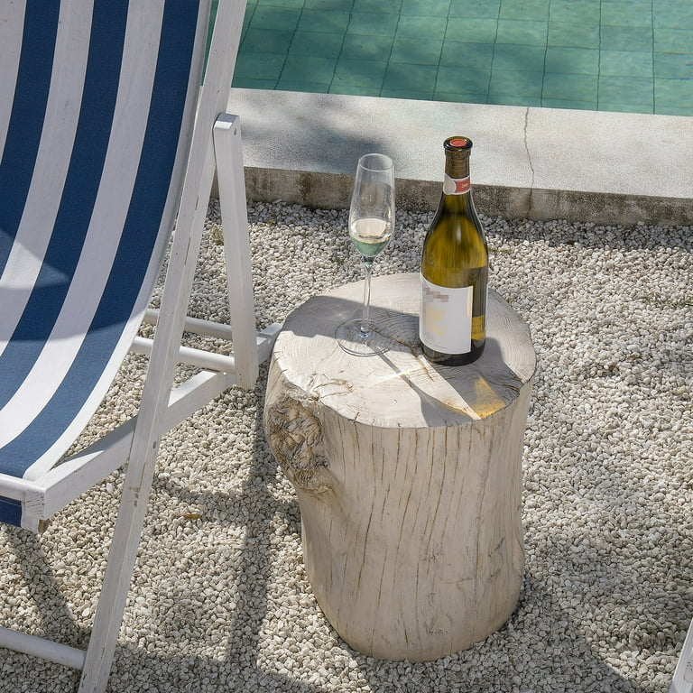 Faux wood stool hot sale