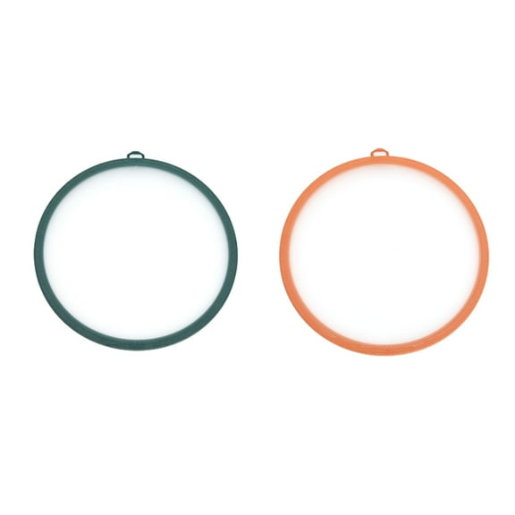 GOOHOCHY Universal Silicone Lids Simple and Convenient for Housewives 2Pcs 7.9x7.9in