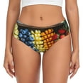 thumbnail image 1 of Fotbe Halloween Fruit Platter Calzones Estampados para Mujer – Ropa Interior de Algodón, Cómoda, Suave y Elástica-4X-Large, 1 of 6