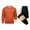 Wine, variant on Admvng Two Piece Sets for Men Casual Drawstring Pullover Hooded Sports Solid Pocket Sweatshirt Set, Size S-3XL