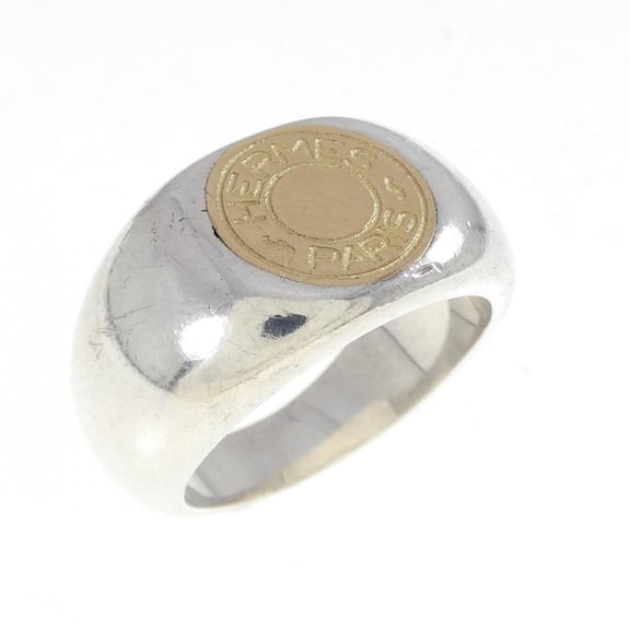 Pre-Owned Hermes Herms Clou de Selle Ring