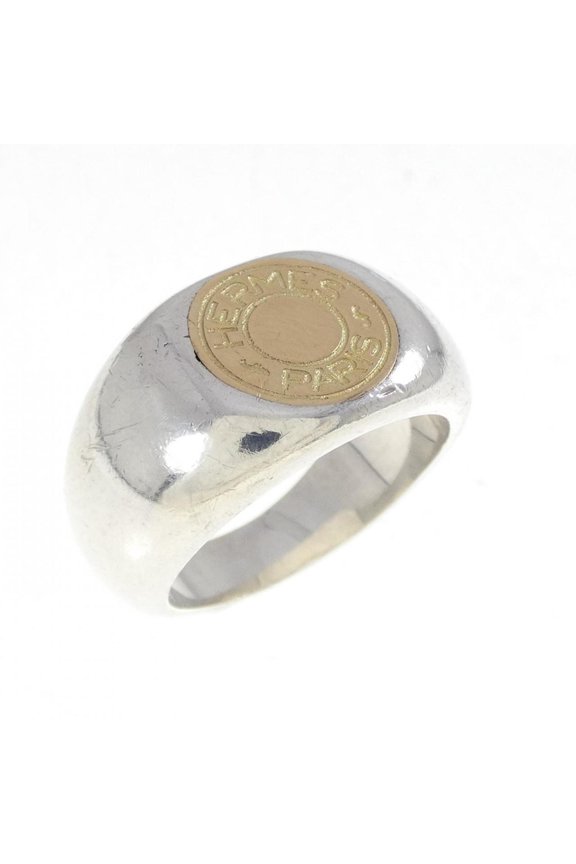 Pre-Owned Hermes Herms Clou de Selle Ring