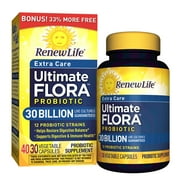 Renew Life - Ultimate Flora Probiotic Extra Care - 30 billion - 40 vegetable capsules