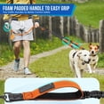 thumbnail image 7 of Double Leash for Two Dogs - No Tangle Dog Leash 360° Swivel Reflective Double Dog Leash with Two Padded Handles, Shock Absorbing Walking Training Small Medium Large Dogs (Black,25-150 lbs), 7 of 7